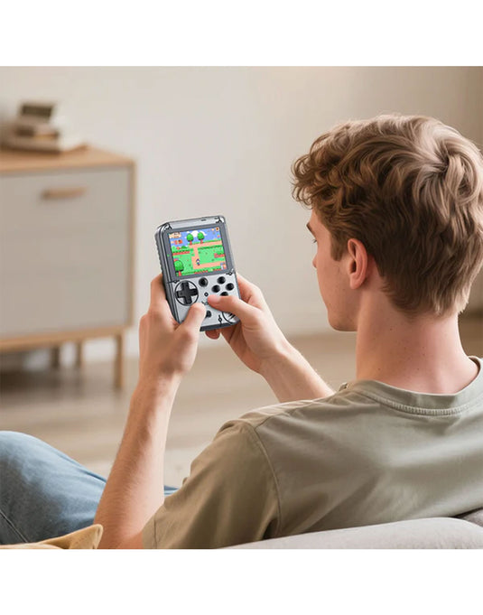 Handheld Game Console With 400 Classic Games Included (GA40)
