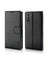 Hanman Mill Series Wallet Case For Samsung Galaxy A17 5G - Black
