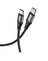 Hoco 100W PD Nylon Braided Aluminium Alloy Super Fast Charging Cable USB C to USB C 2 Meter (X50)
