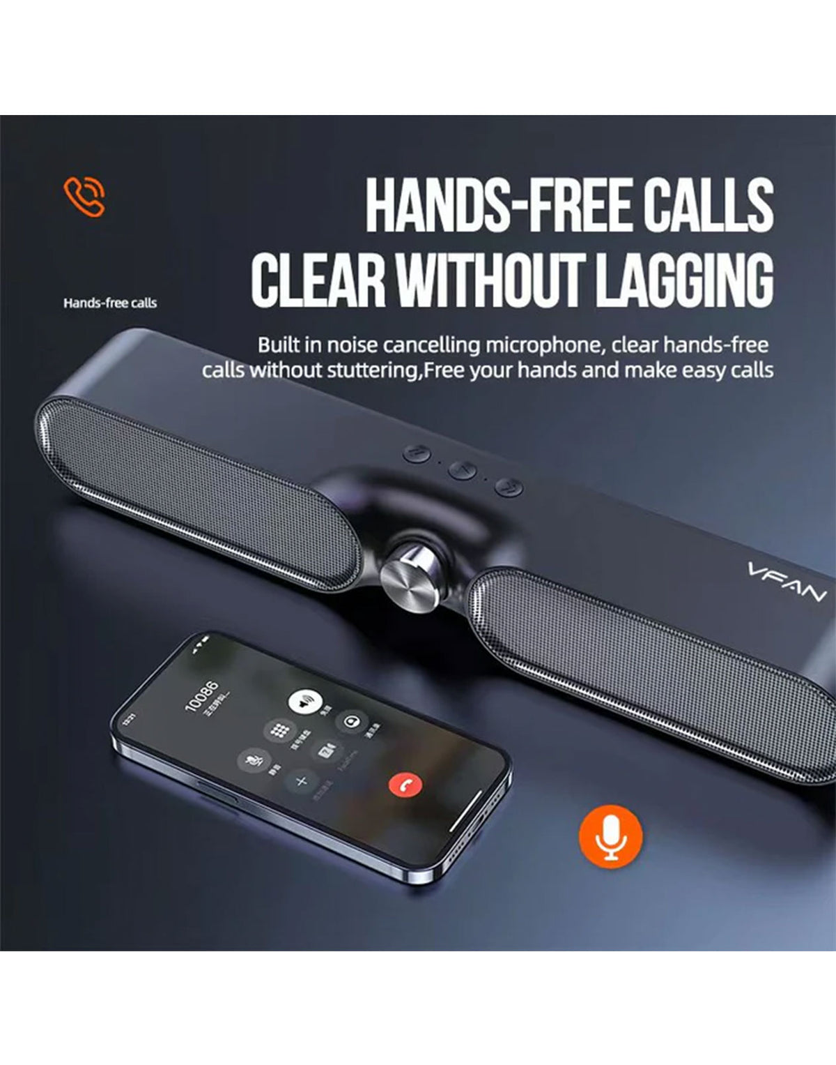 Hoco 10W Bluetooth Portable Sound Bar BS06 (Brand New)
