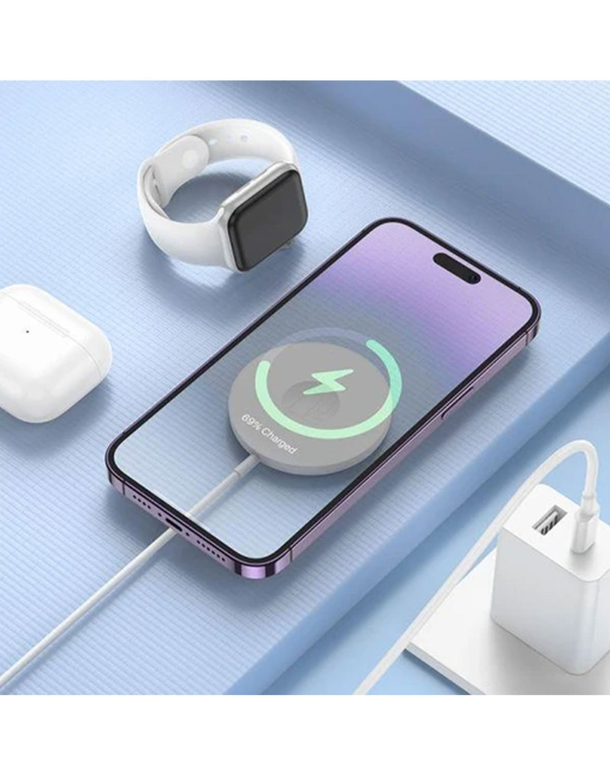 Hoco 15W 3 in 1 Wireless Charger (CW50)