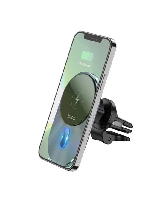 Hoco 15W Magnetic Wireless Charging Air Vent Phone Holder (CA91)