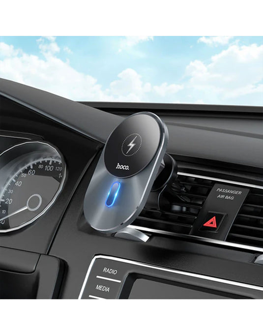 Hoco 15W Magnetic Wireless Charging Air Vent Phone Holder (CA91)