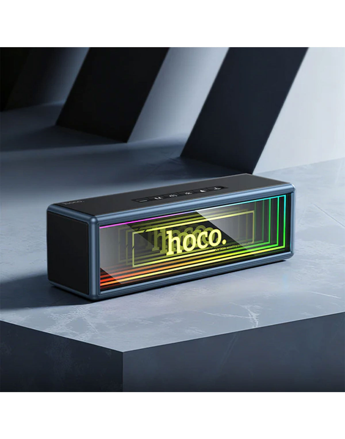 Hoco 20W Bluetooth Portable Speaker With Matrix LED Lig (HC40) - Black
