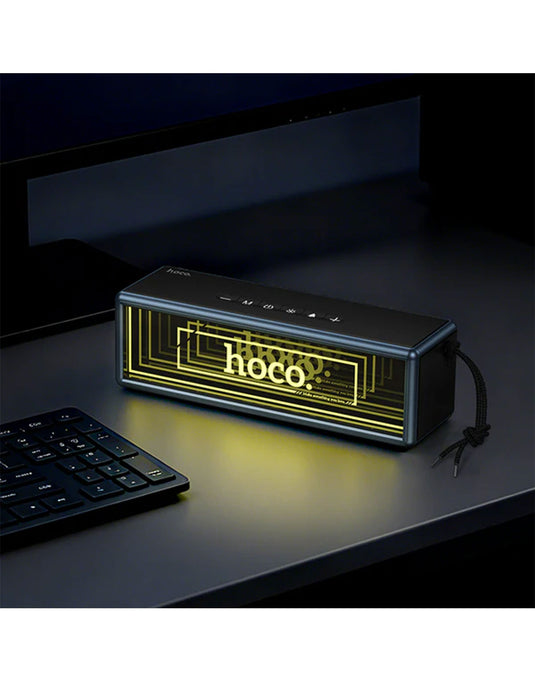 Hoco 20W Bluetooth Portable Speaker With Matrix LED Lig (HC40) - Black