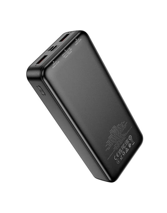 Hoco 22.5W PD+QC Power Bank w/ LED % Display (20000mAh) (J136A) -Black