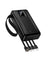 Hoco 22.5W PD+QC Power Bank with 4 Built-in Cables, Digital Display, 2x LED Lights (20000mAh) (J173) - Black