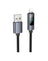 Hoco 2.4A Lightning to USB A Fast Charging Nylon Braided Cable with LED Power Display