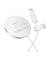 Hoco 25W Qi2.2 Magnetic 2 in 1 Wireless Fast Charger, Charge Phones & Earbuds (CW63 Pro) - White