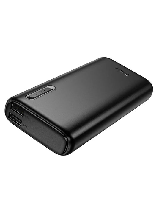 Hoco 2A Slim Power Bank Dual Input, Dual USB-A Output (10000mAh) (J158A)