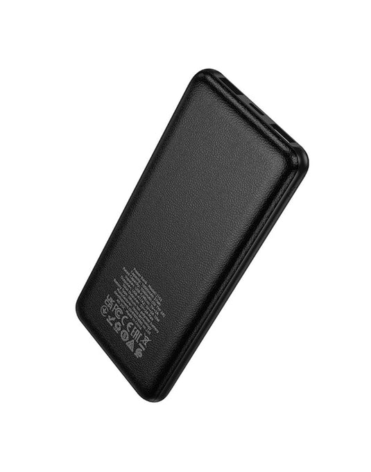 Hoco 2A Ultra Thin Power Bank with Dual Input & Output, LED Indicator (10000mAh) (J153)