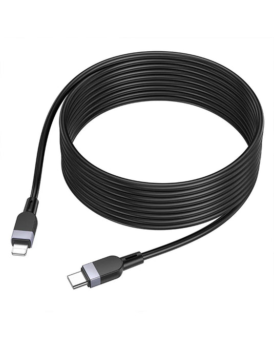Hoco 3 Meter Lightning to Type C Cable 27W (X109)