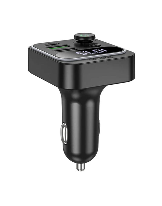 Hoco 30W FM Car Kit with PD+QC, RGB Light (E85)