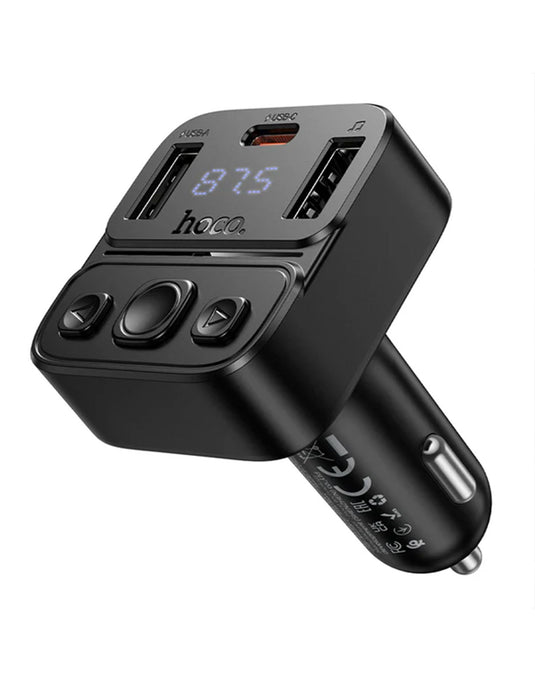 Hoco 35W FM Car Kit with PD+QC, LED Display (E87)