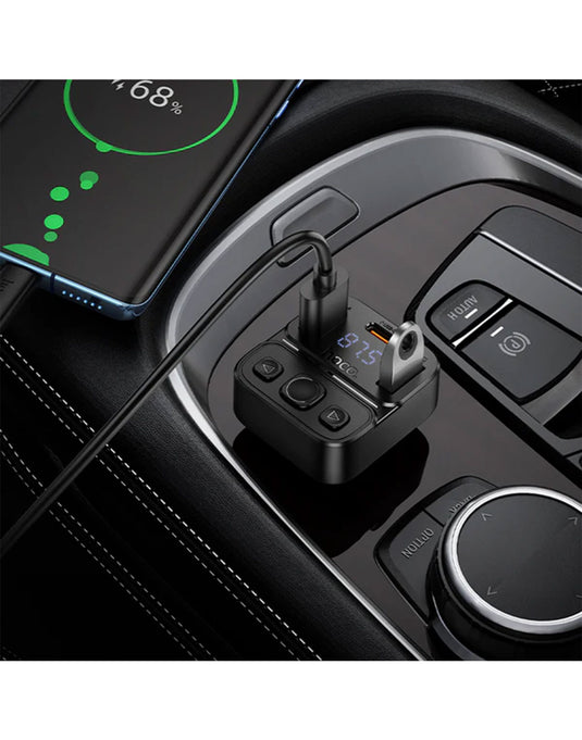 Hoco 35W FM Car Kit with PD+QC, LED Display (E87)