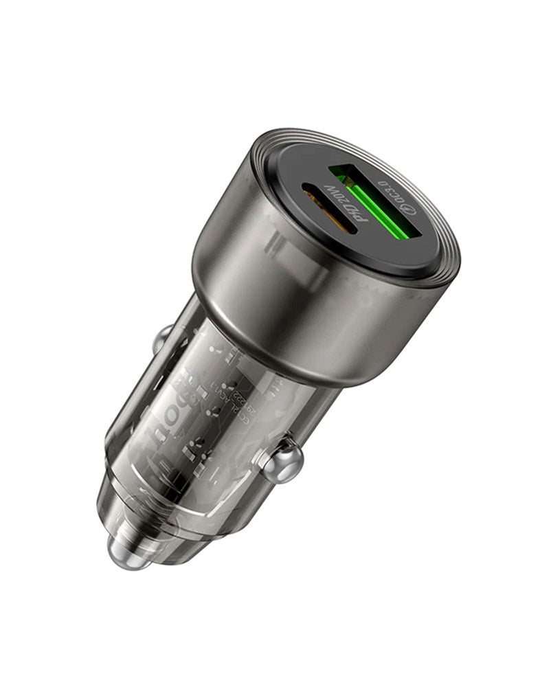 Hoco 38W PD+QC Super Fast Car Charger (Z52)