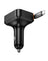 Hoco 60W 3 Outputs PD+QC Super Fast Car Charger w/ Retractable Type C Cable (NZ18)