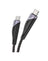 Hoco 60W PD Nylon Braided Super Fast Charging Cable - USB C to USB C (U95) 1.5 Meter - Black