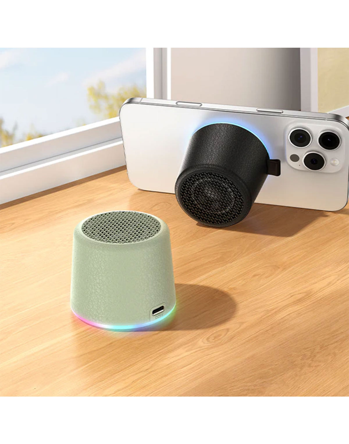 Hoco 8W Mini Magnetic Bluetooth Speaker (HC49) - Black