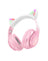 Hoco Bluetooth Cat Ear Headset w/ LED Light Pink (W42)