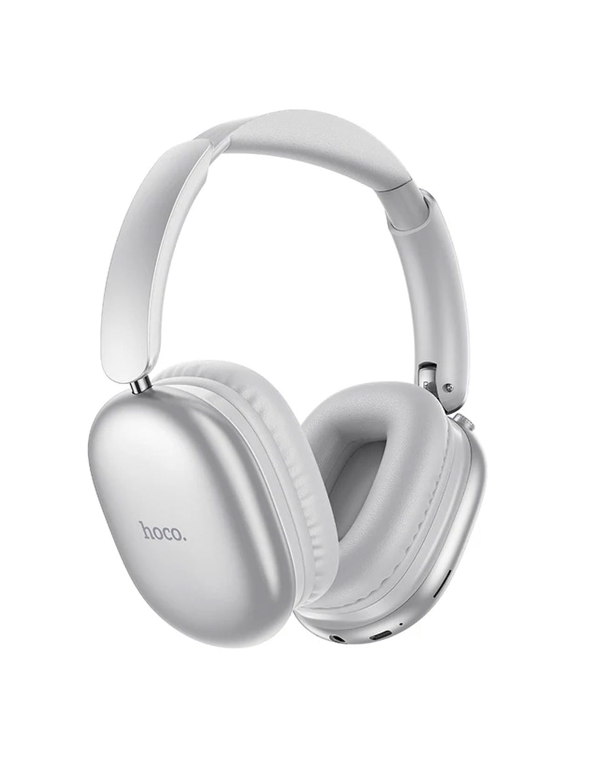 Hoco Bluetooth Headset 45 Hours Play/Talk Time (W73) - Silver