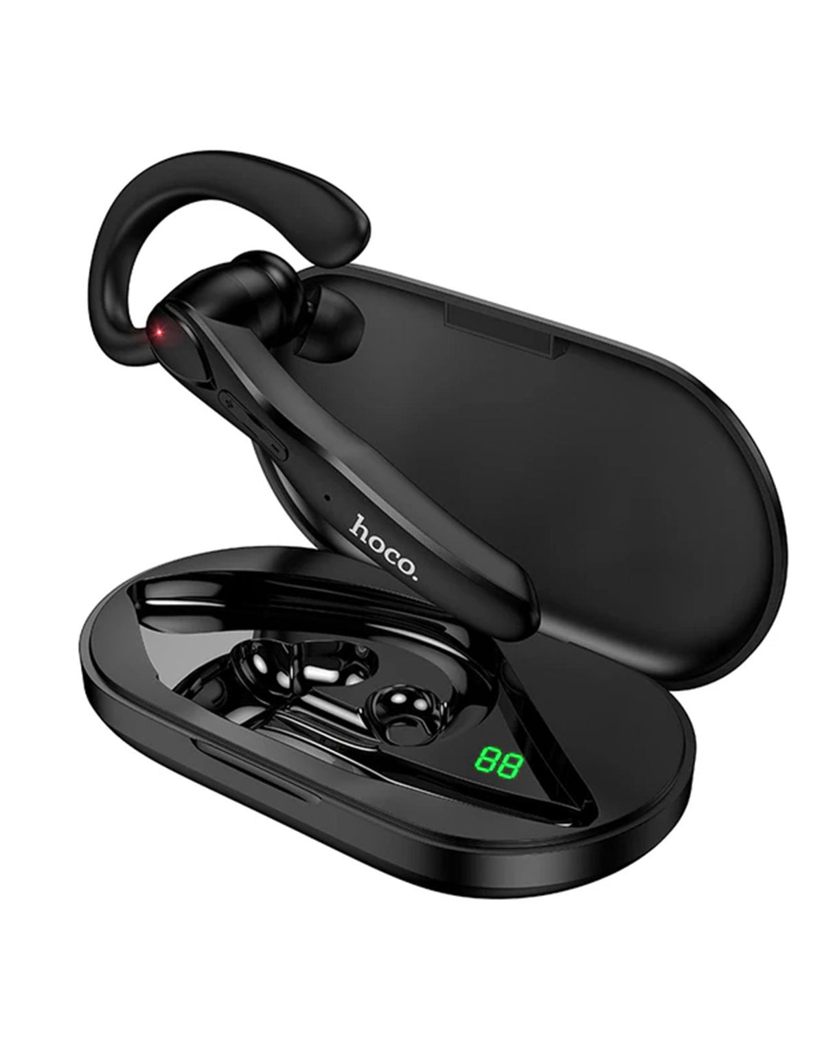 Hoco Bluetooth Single Earphone with ENC Noise Cancelling (DES60) - Black