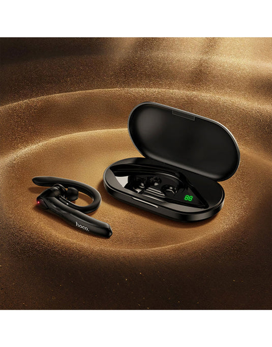 Hoco Bluetooth Single Earphone with ENC Noise Cancelling (DES60) - Black