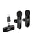 Hoco Dual Wireless Digital Microphone w/ USB-C Connector + Lightning Adaptor, DSP Noise Cancellation (L20A)