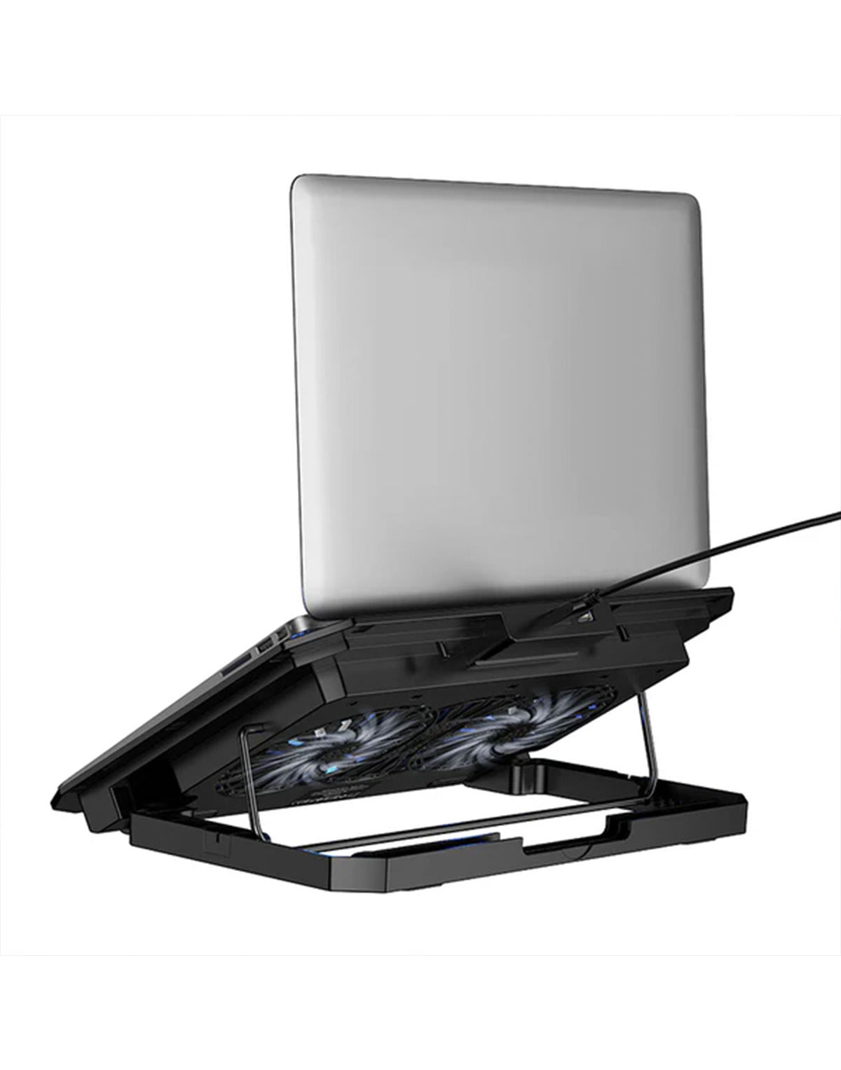 Hoco Ergonomic Laptop Stand with Cooling Fan for 12-17-inch Laptops (GA4) - Black