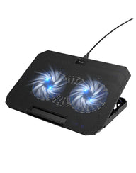 Hoco Ergonomic Laptop Stand with Cooling Fan for 12-17-inch Laptops (GA4) - Black