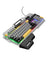 Hoco Ergonomic Wired Gaming Keyboard With RGB Rainbow Light, 6-Key Anti-Ghosting, Integrated Wrist Rest (GM702)
