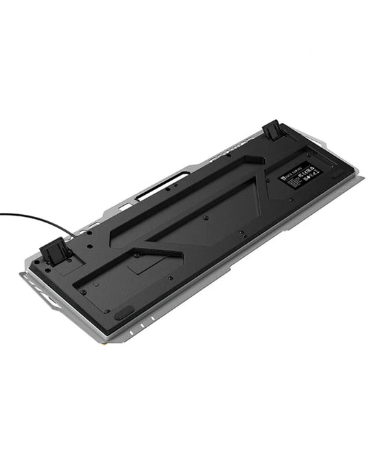Hoco Ergonomic Wired Gaming Keyboard With RGB Rainbow Light, 6-Key Anti-Ghosting, Integrated Wrist Rest (GM702)