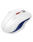 Hoco Ergonomic Wireless Mouse with Nano Receiver, LED Light, Dual Mode 2.4G + Bluetooth, Multi-Function Buttons (GM40) -White