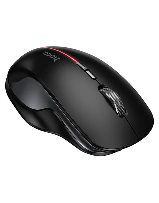 Hoco Ergonomic Wireless Mouse with Nano Receiver, LED Light, Dual Mode 2.4G + Bluetooth, Multi-Function Buttons (GM40)