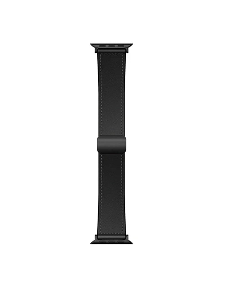 Hoco Leather Watch Strap With Magnetic Buckle for Apple Watch 38-42MM (WA34) - Black