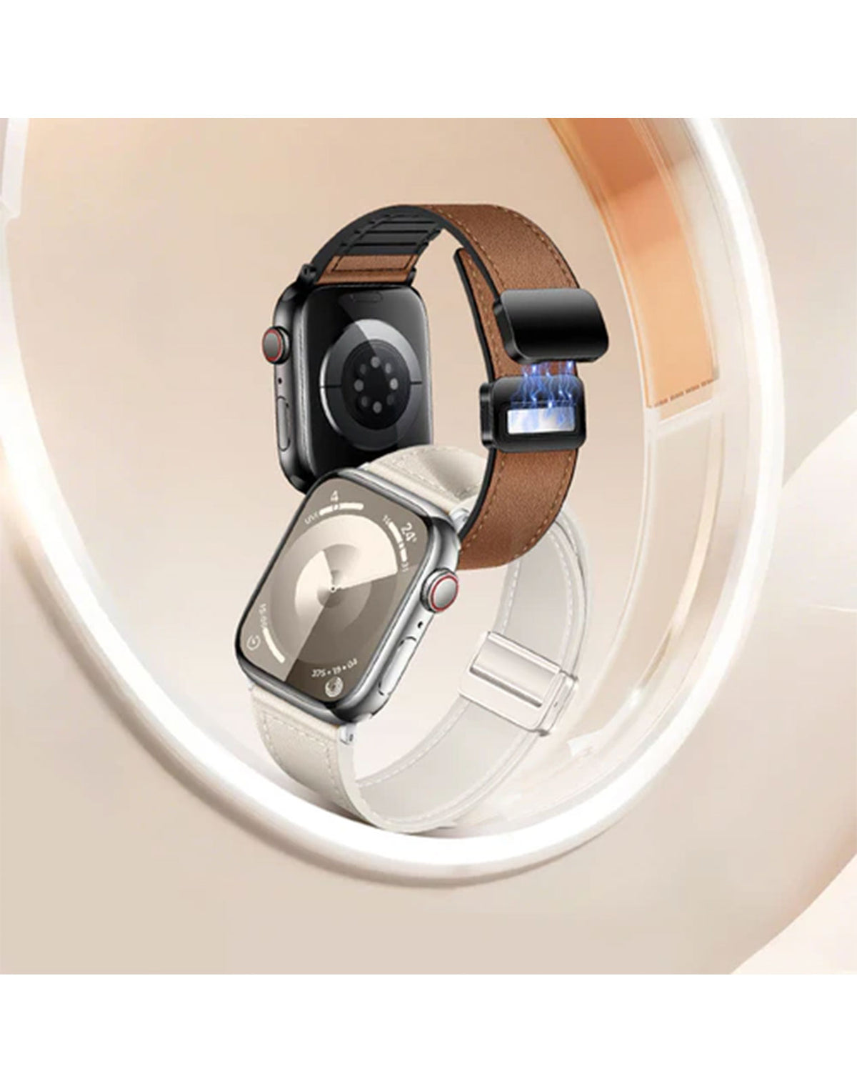 Hoco Leather Watch Strap With Magnetic Buckle for Apple Watch 38-42MM (WA34)