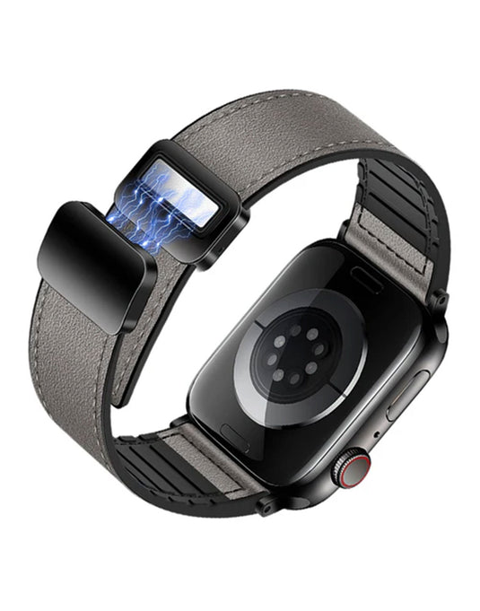 Hoco Leather Watch Strap With Magnetic Buckle For Apple Watch 44-49MM (WA34)