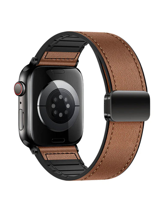 Hoco Leather Watch Strap With Magnetic Buckle For Apple Watch 44-49MM (WA34)