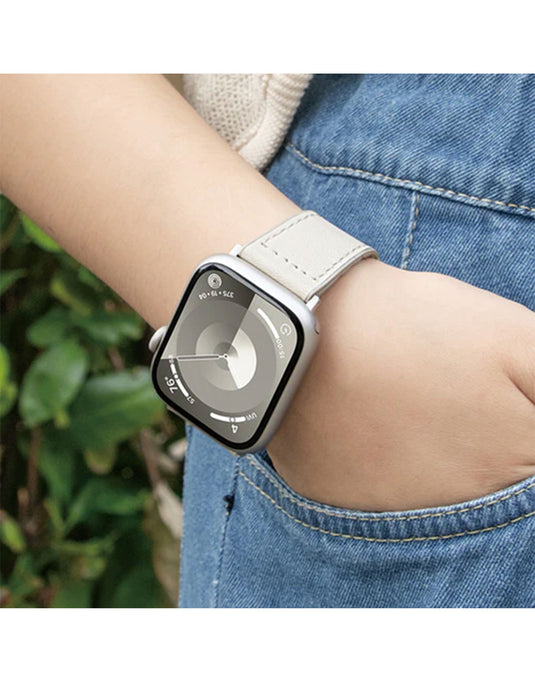 Hoco Leather Watch Strap With Magnetic Buckle For Apple Watch 44-49MM (WA34)