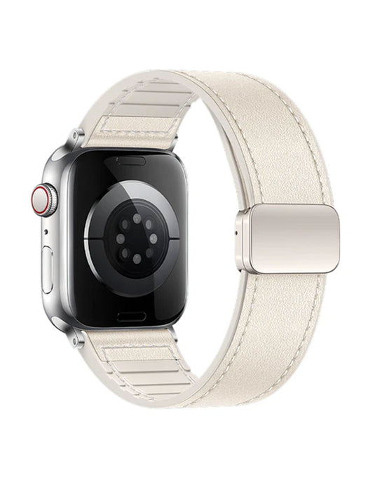 Hoco Leather Watch Strap With Magnetic Buckle For Apple Watch 44-49MM (WA34)