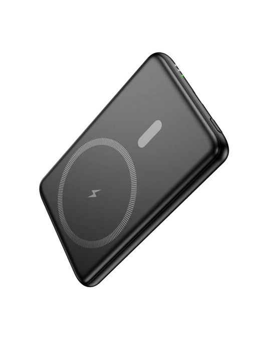 Hoco Magnetic 20W PD+QC Wireless Charging Power Bank (5000mAh) (J140A) - Black