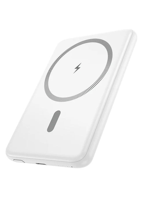 Hoco Magnetic 20W PD+QC Wireless Charging Power Bank (5000mAh) (J140A) - White