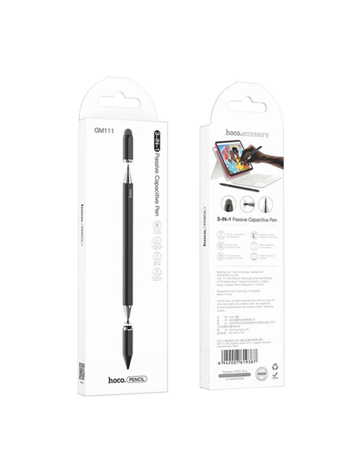Hoco Multi Function Universal Stylus Pen (GM111)