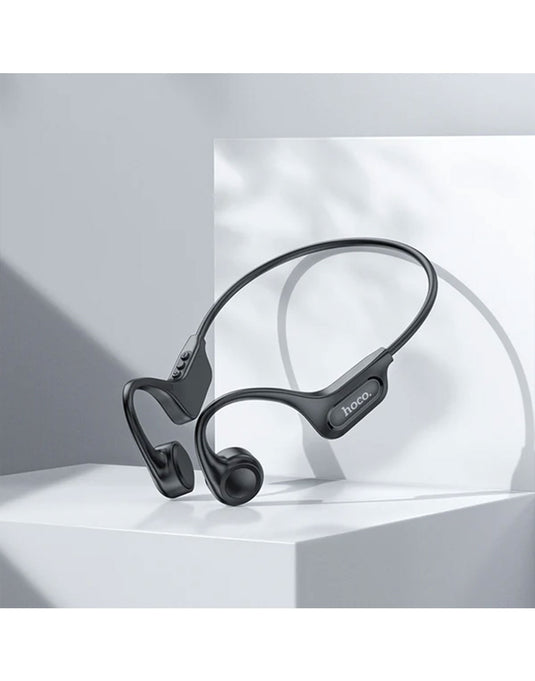 Hoco Open-Ear Bone Conduction Bluetooth Earphone ENC Noise Cancelling (DM43) - Black (Brand New)
