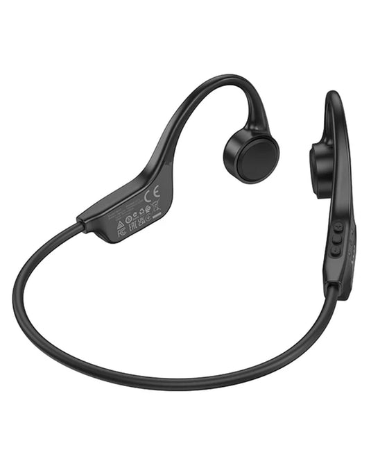 Hoco Open-Ear Bone Conduction Bluetooth Earphone ENC Noise Cancelling (DM43) - Black