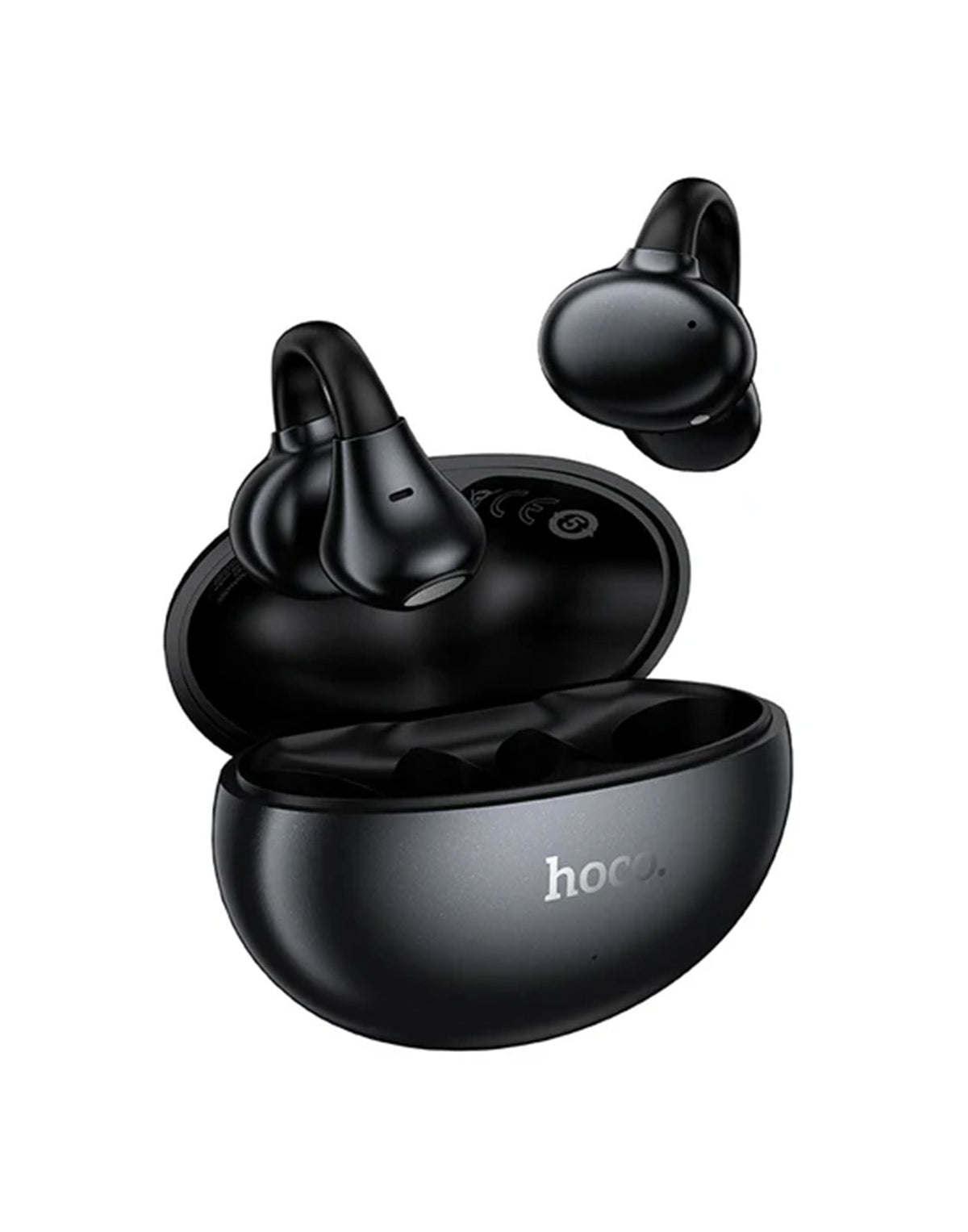 Hoco Open-Ear TWS Clip-On Earbuds with 6 Hours, Hoco Music App (EA8)
