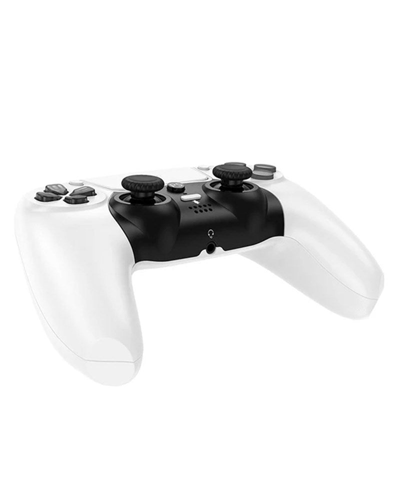 Hoco PS5 Wireless Gaming Controller With Dual-Motor Haptics & Integrated Audio (GA32) - White