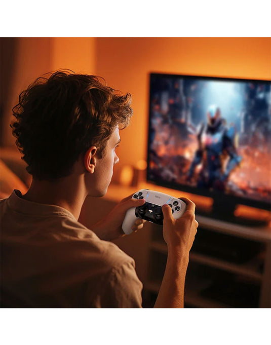 Hoco PS5 Wireless Gaming Controller With Dual-Motor Haptics & Integrated Audio (GA32) - Black