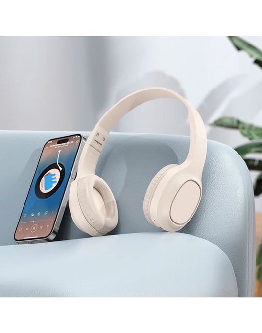Hoco Premium Bluetooth Headset Bluetooth 5.3 (W46) - White