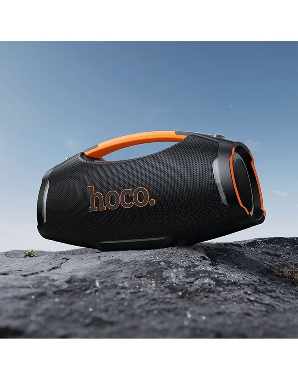 Hoco Premium Bluetooth Speaker 200W RMS+ Wirelesss Microphone (HT4 Pro) - Black